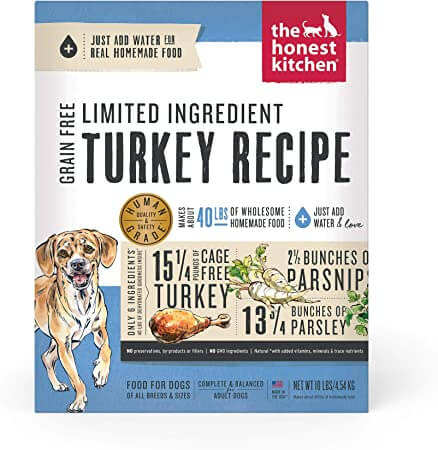 TheHonestKitchenDehydratedLimitedIngredientTurkey  TotalVet The Honest Kitchen Dehydrated Limited Ingredient Turkey